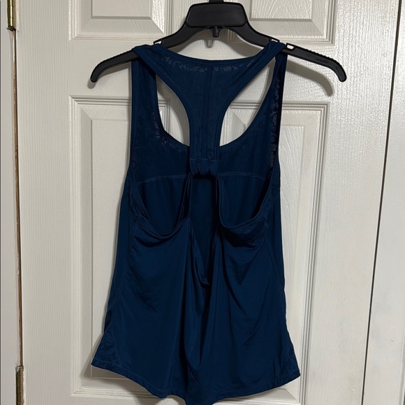 Blue Racerback Tank Top - Picture 2 of 2